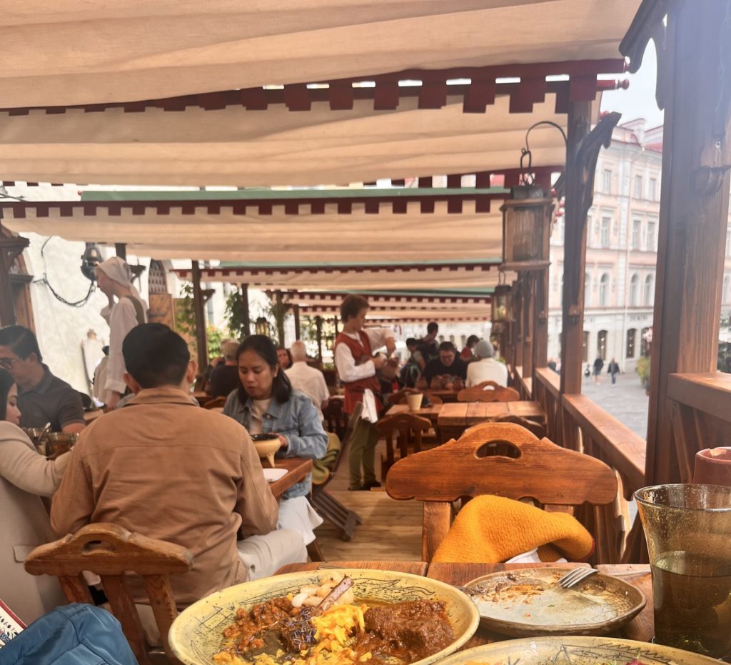 Olde Hansaのテラス席