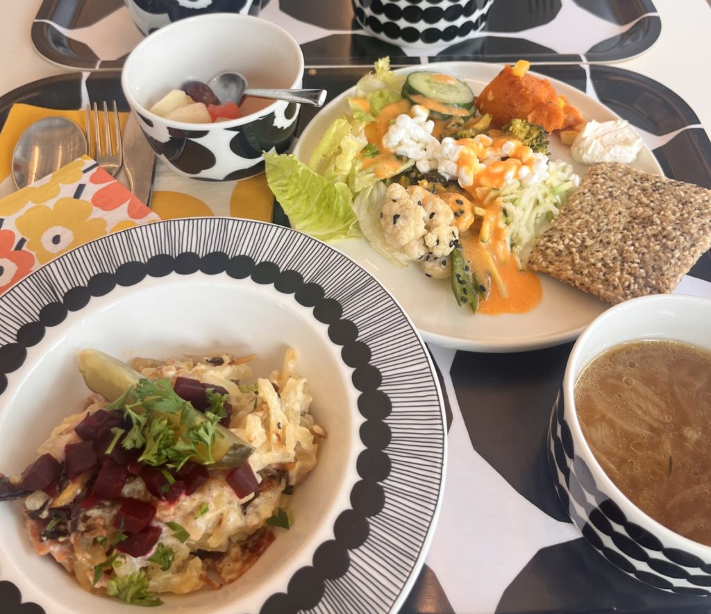 マリメッコの社員食堂ランチ(グルテンフリー)